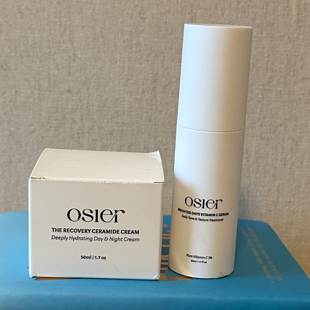 White Ceramide Cream and Vitamin C Serum Duo